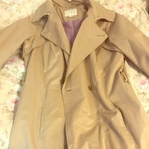 Cute and classy long beige coat